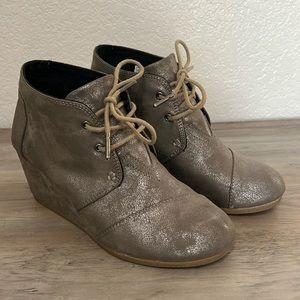 Toms Wedge Bootie